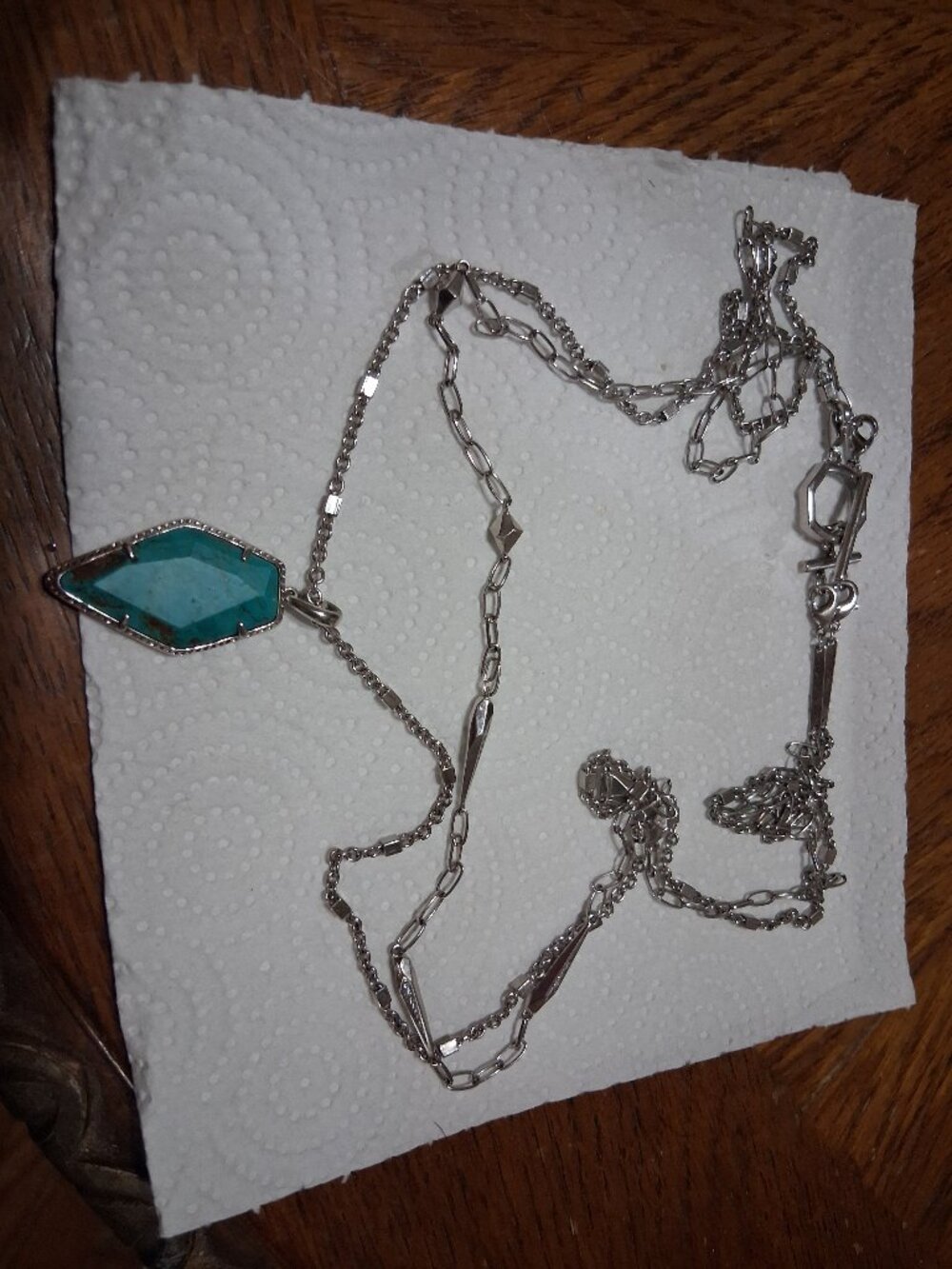 Kendra Scott multi strand Turquoise necklace